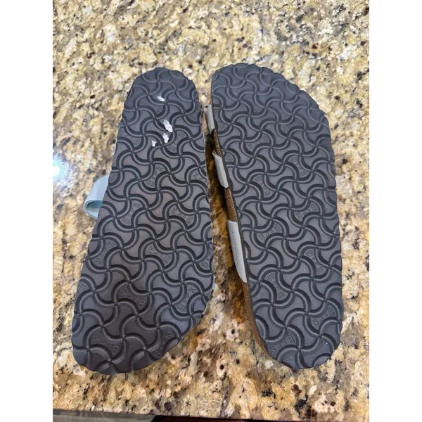 Birkenstock Franca Stone Blue Size 39 US Women's 8 Strappy Slide Sandal - Image 10