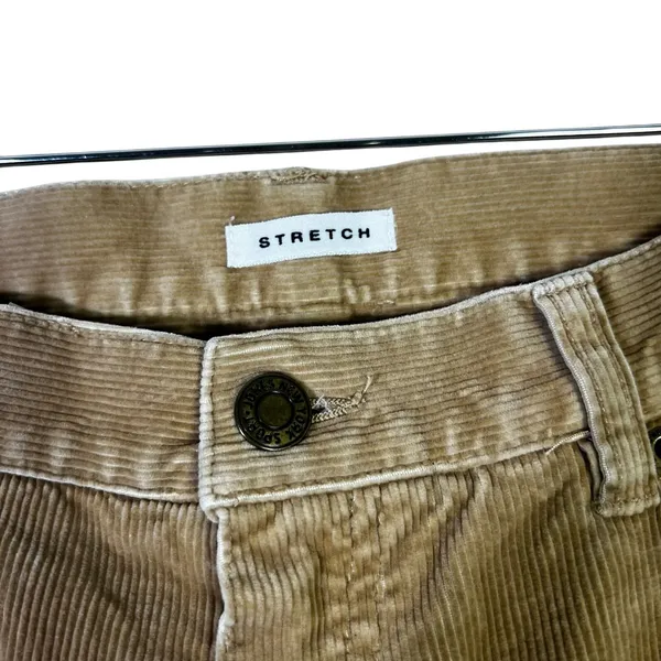 Jones New York Sport Everyday Stretch Corduroy Pants Tan Straight Leg Size 10 - Image 6
