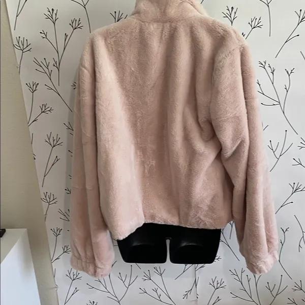Sanctuary Teddy Jacket in Light Pink - Image 2