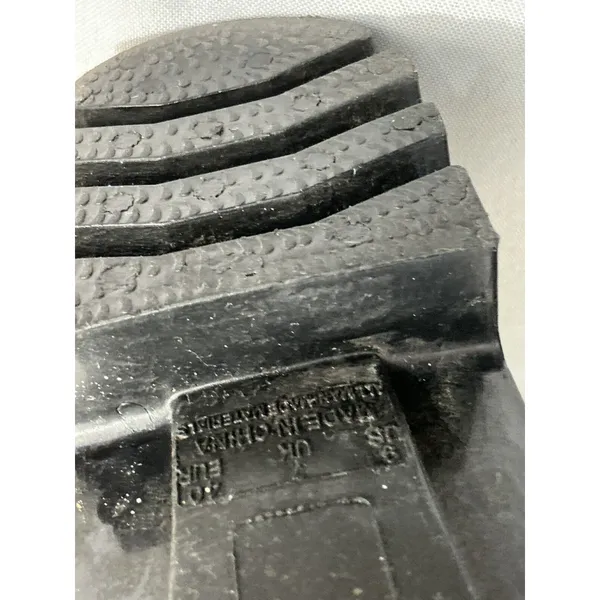 Womans Size 9 Black Tall Rubber Rain Boots - Image 9