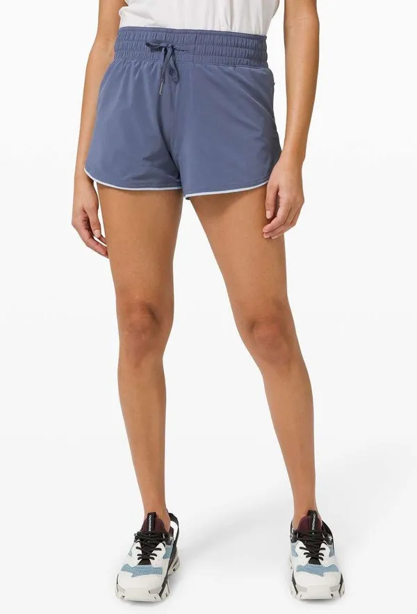 Lululemon Choose A Side Shorts 3" Reversible Ink Blue/ Daydream - Image 2