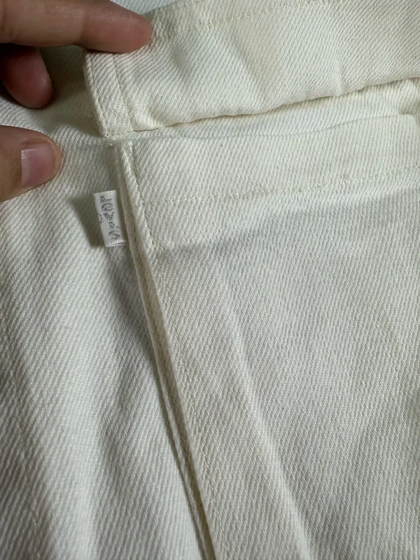 Levi's L93808 Womens White Ainsley Denim Utility Dress Size Small (NWT) - Image 5