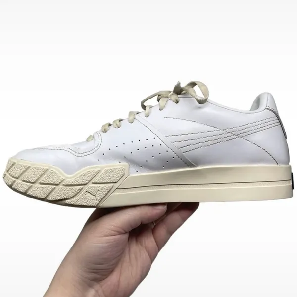 Puma Eris Fantasy Leather Lace-up Sneakers Women’s Size 9 White-Whisper White - Image 11