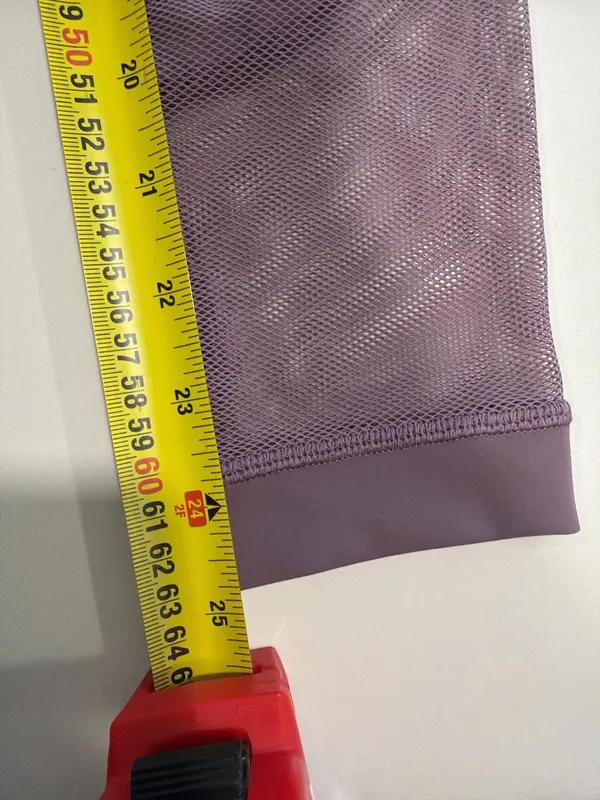 Lululemon x Barry’s Stronger As One Tight 25” Purple Mesh Leggings Size 2 - Image 3