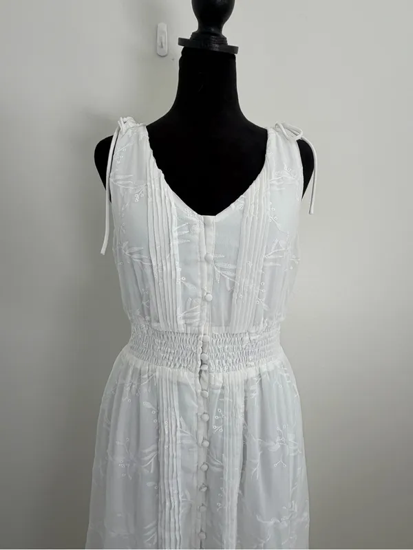 Lulus-Time Well Spent White Embroidered Maxi Dress - Image 4