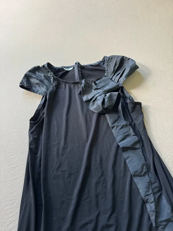 Vintage Fenucci Draped Cap Sleeve Maxi Dress - Image 4