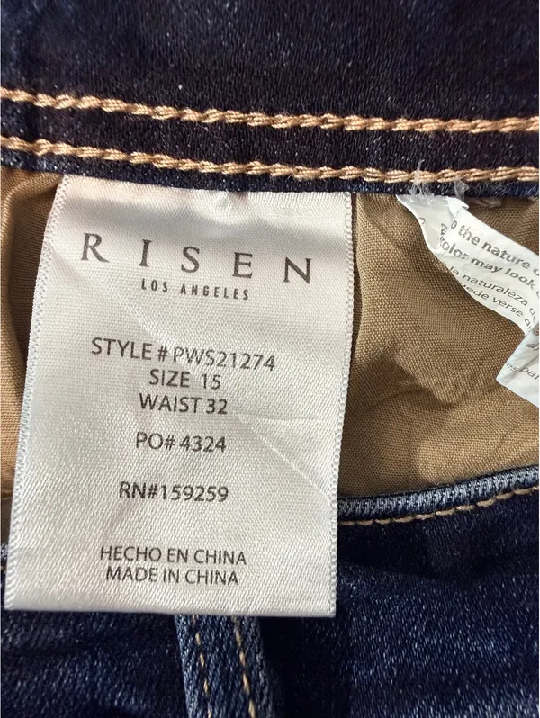 Risen Jeans Camo Wide Leg High Rise Stretch Pants Size 15/32 Y2K - Image 7