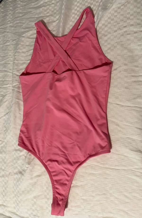 Francesca’s Hot Pink Bodysuit - Image 2