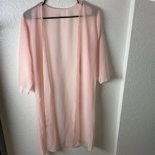 Pink Cocktail Dress - Intricate Beautiful Beading Approx Size 4 - Image 7