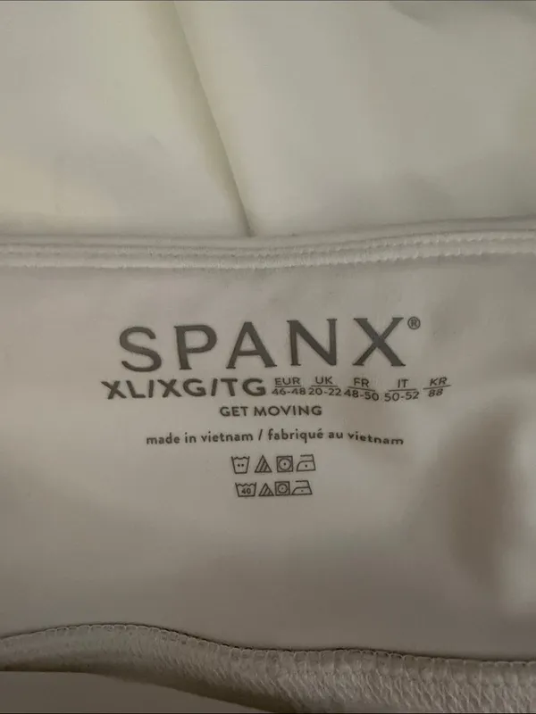 SPANX White Athletic Skort with Built-In Shorts - Image 4