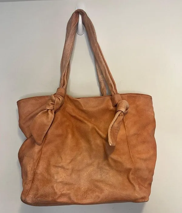 Frye Nora Knotted Hobo Tote Leather Pink - Image 5