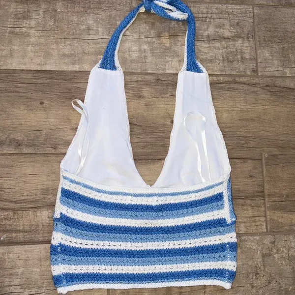 Crochet Hollister Halter Top - Image 5