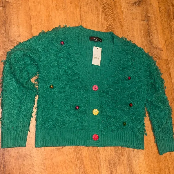 Christmas sweater Green Size XS - Image 2