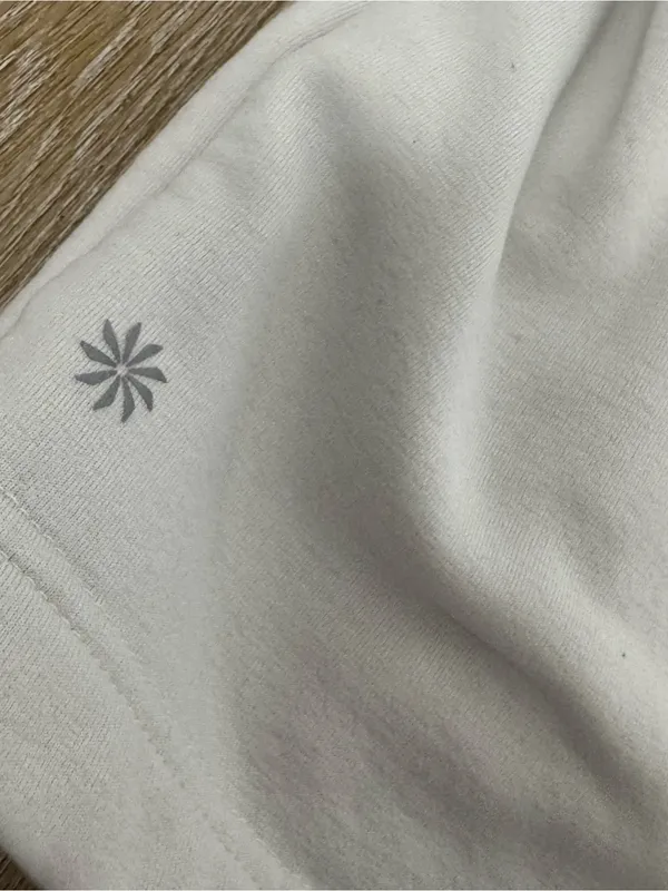 Athleta White Funnel Neck Pullover Sweatshirt - Image 7