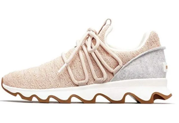 Sorel kinetic lace casual sneakers in tan - Image 2
