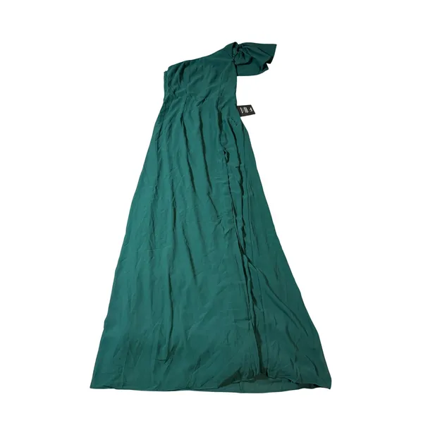 NWT Lulus Small Revel in the Moment Emerald Green‎ One-Shoulder Maxi Dress - Image 3