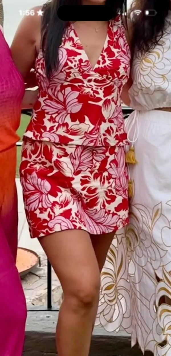 Abercrombie floral Tie back top - Image 6