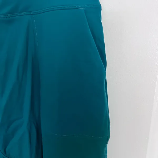 Teal women’s Athletic Pants jogger style with pockets Blue Size M - Image 4