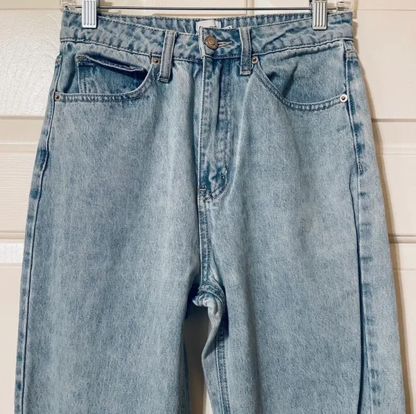 Princess Polly Denim Vienna Straight Leg Denim Jeans Size 4 - Image 4