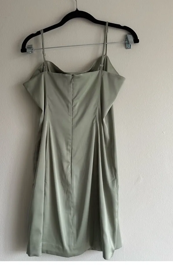 Aritzia Sunday Best Satin Mini Dress - Image 2