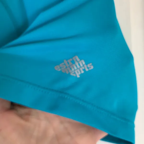 EMS Eastern Mountain Sports Techwick Teal‎ Athletic Top Womens Small Gorpcore - Image 3