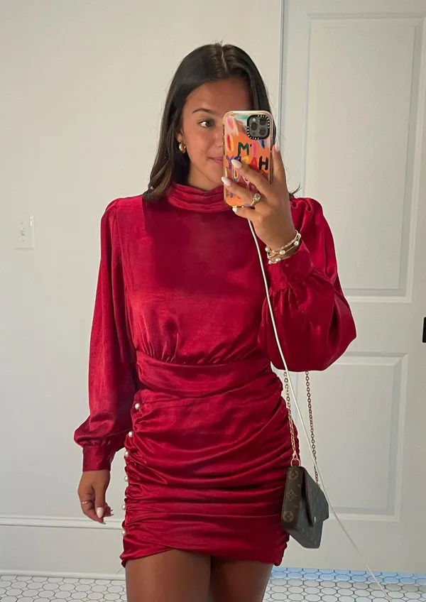 Red Two Piece Set - Image 2
