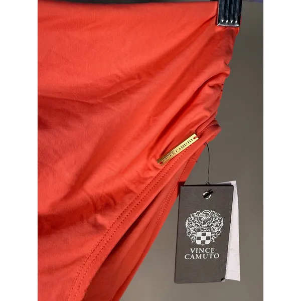 Vince Camuto Pop Coral Swim Bottoms NWT High Rise‎ Bikini XS - Image 3