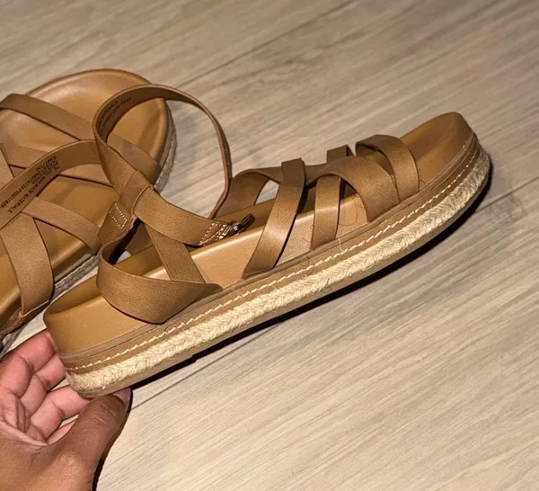 Target Strappy Sandals Tan - Image 3