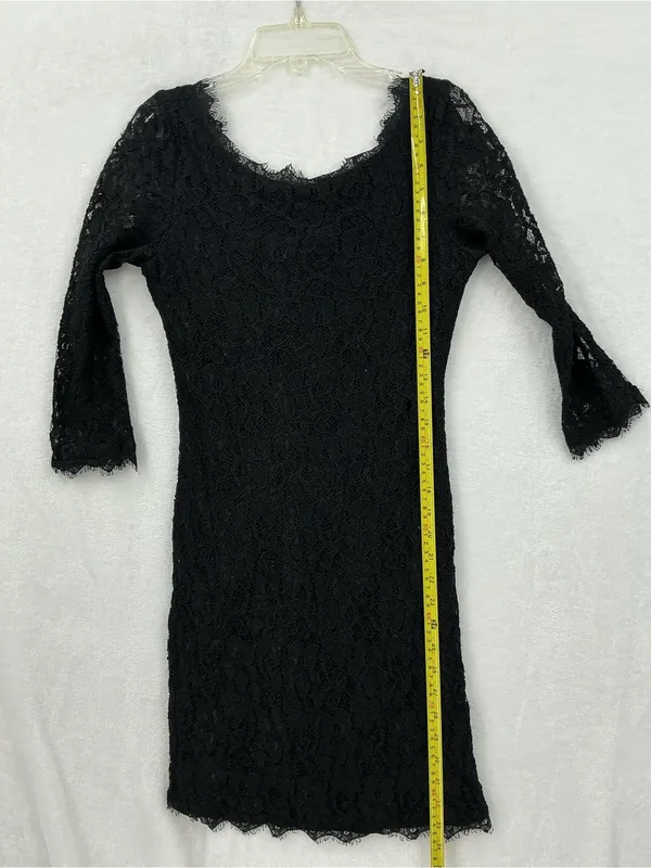 Babaton Black Lace Sleeve Sheath Dress 1164 - Image 7