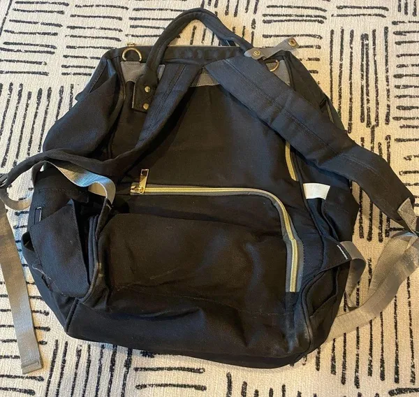 Land Diaper Bag Backpack Black - Image 2