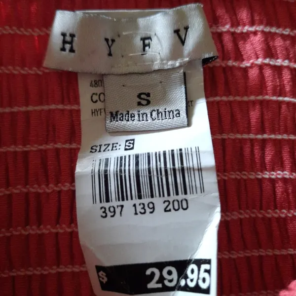 HYFVE Strapless Dress Size Small NWT - Image 4