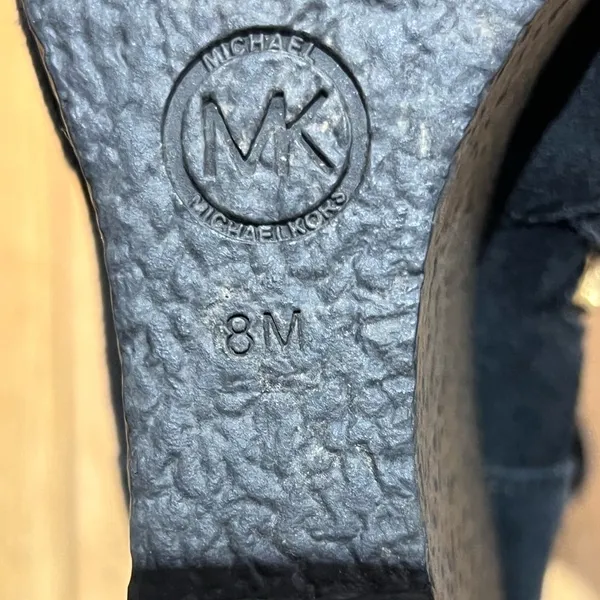 Michael Kors Black Suede Rory Wedge Heel Boots - Image 10