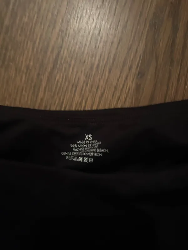 Black No Sleeve Top Size XS - Image 2