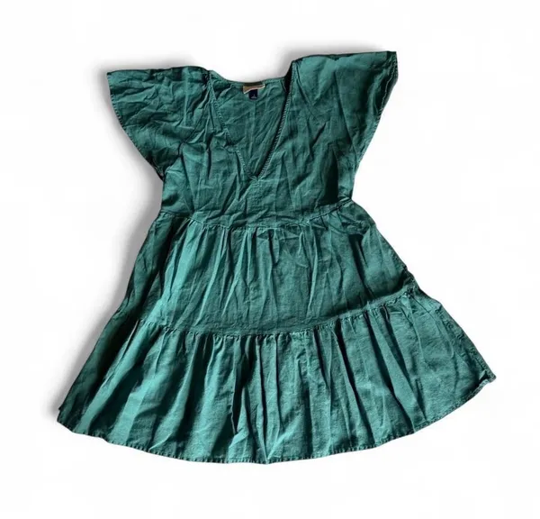 Universal Threads Teal Tiered Mini Dress Size S - Image 2