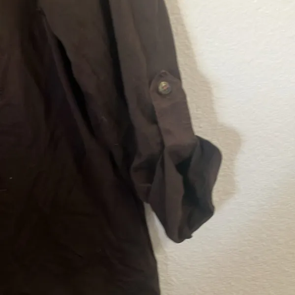 FINAL MARKDOWN Lauren Ralph Lauren tab sleeve top medium - Image 2