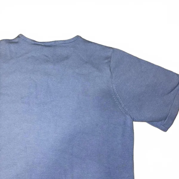 L.L.Bean Women's Size M Reg Light Blue Cotton Top Tshirt Size Medium 1% Elastane - Image 5