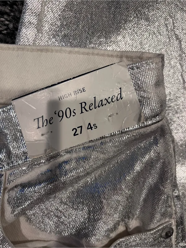 🌸Nwt Abercrombie & Fitch Silver 90’S Relaxed Fit Jeans Size 27/4🌸 - Image 6