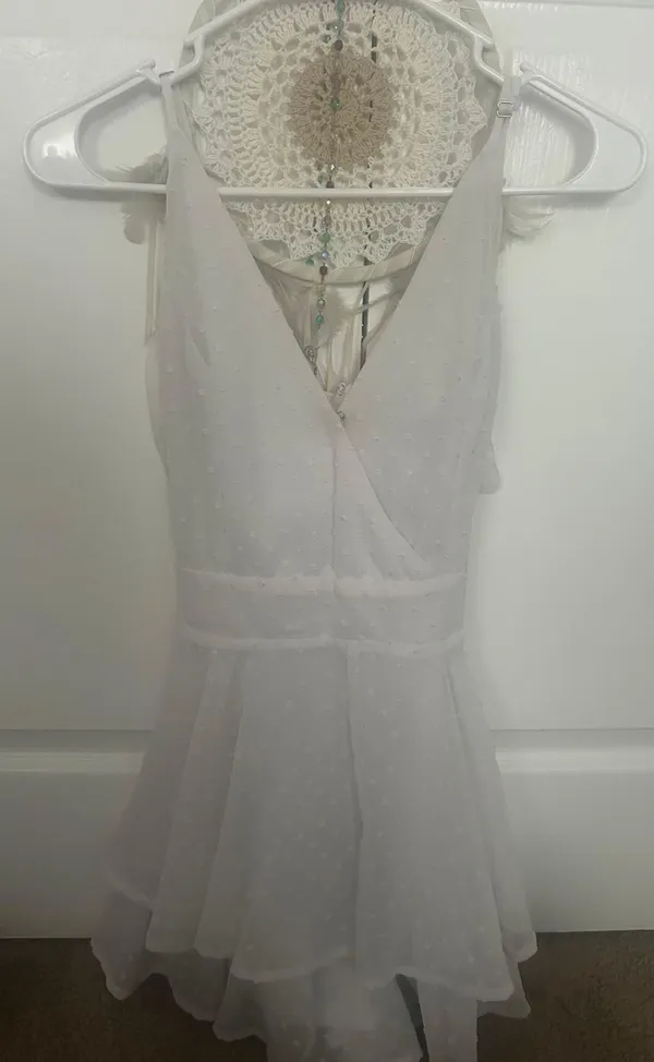 Boutique White Dress Size M - Image 2