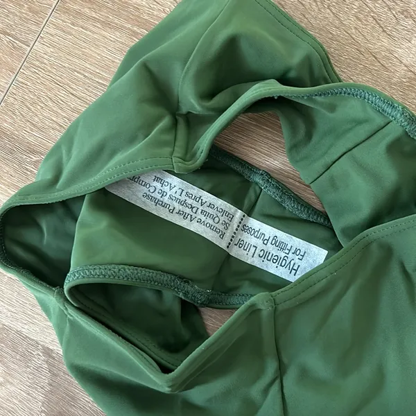 Green high waisted bikini bottom - Image 3