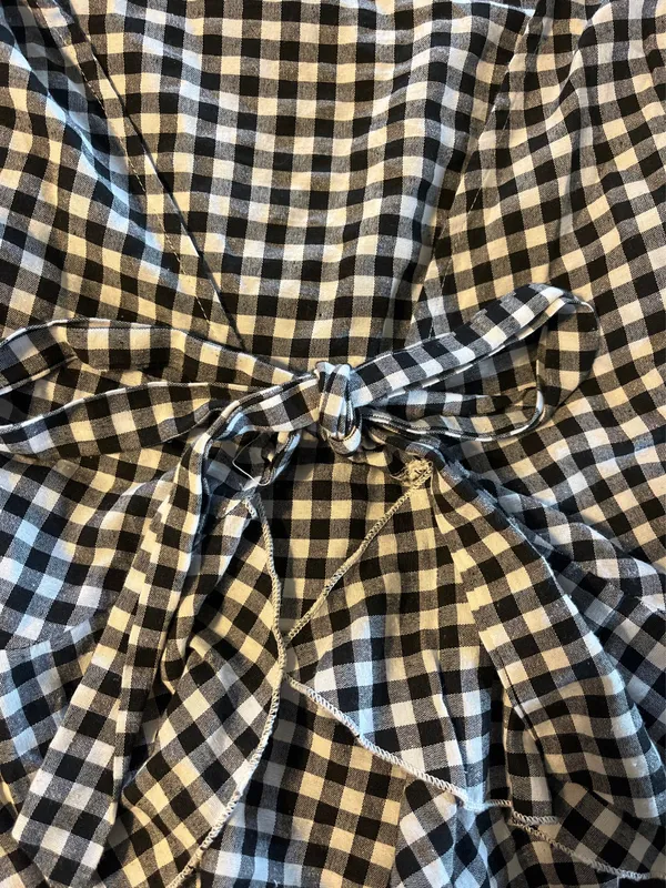 Cropped Tie Shein Top - Image 3