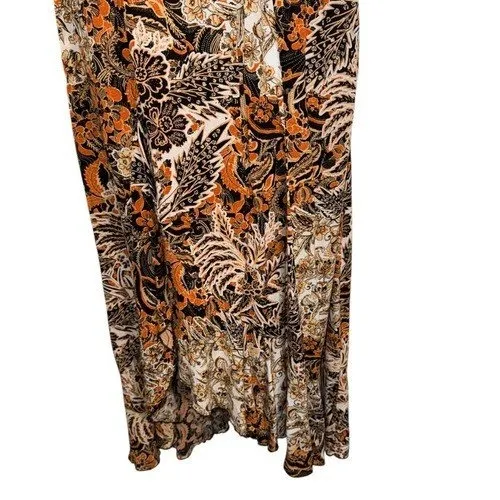 FREE PEOPLE INTIMATELY Forever Yours Floral Paisley Smocked Maxi Dress‎ EUC XS - Image 4