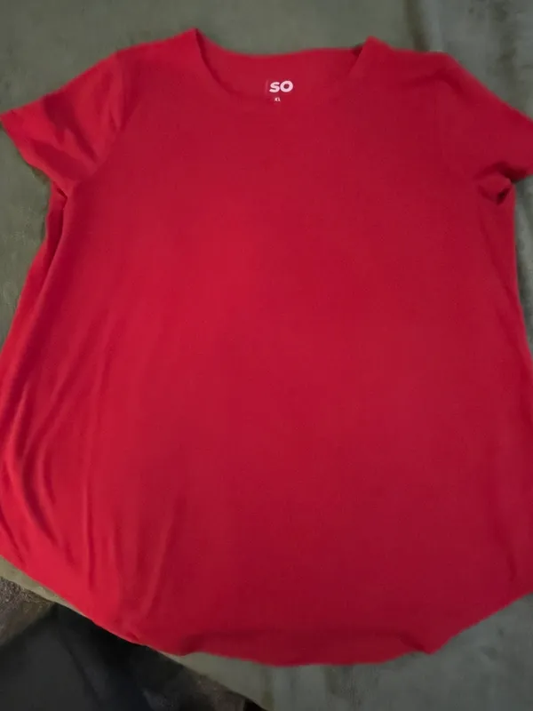 Size XL Red Short Sleeve T Shirt - Image 6