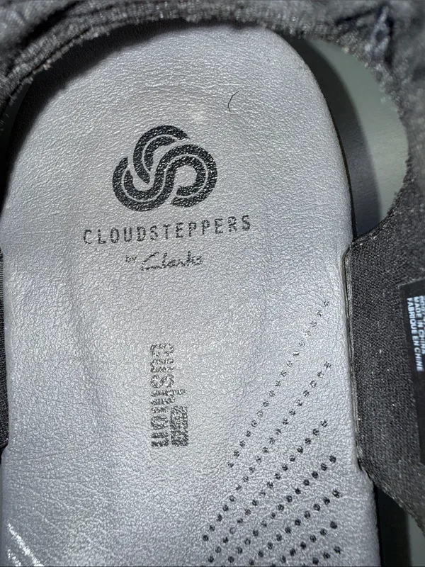 Clarks Cloudsteppers Black Gray Sport Sandals - Image 8