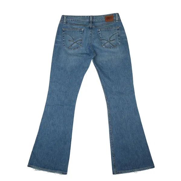 BKE Denim 1967 Jeans Women 32x34 Blue Star Stretch Bootcut Low Rise Distressed - Image 2