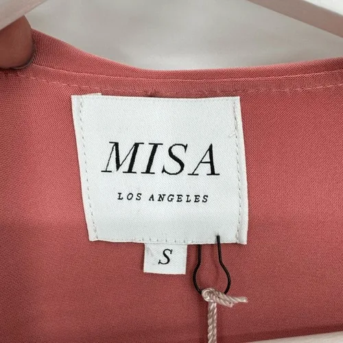 NWT Misa Los Angeles Pink Twist Front‎ Maxi Dress Small Wedding Guest - Image 5