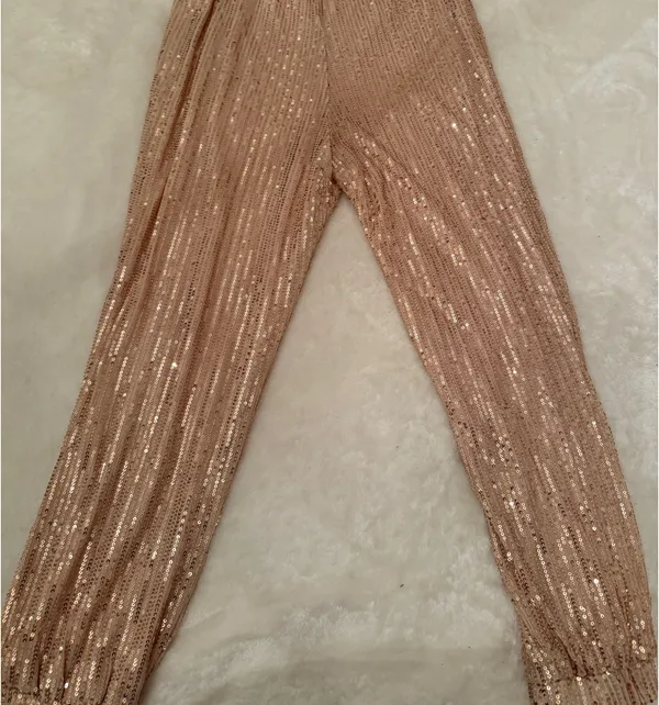 Mustard seed sequin pants - Image 3