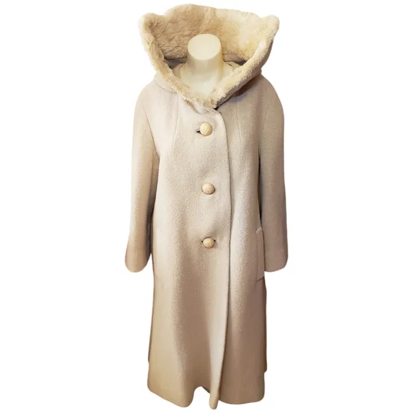 Vintage 60s Forstmann Stevens union label wool swing coat (see measureme… - Image 5