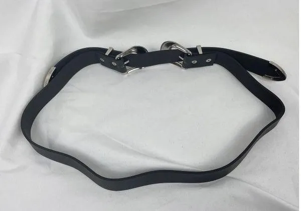 Double-Buckle Western Belts for Women, Vintage Design Faux Leather Waist Belt with Western-style Buckle for Ladies - Image 2