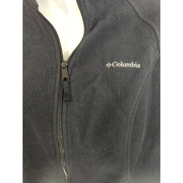 Columbia Benton Springs‎ Full Zip Fleece Black Jacket Women's L Breathable Warm - Image 4