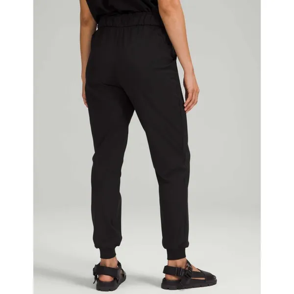 Lululemon Black Joggers‎ Women's Drawstring Waist Athletic High Rise Pants 6 - Image 5